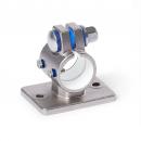 Flansch-Verfahrschlitten, Edelstahl