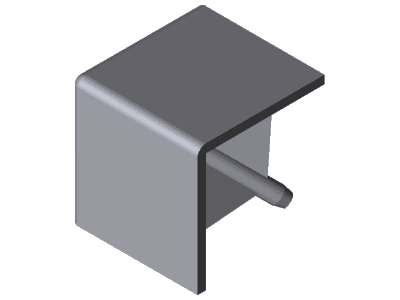 ABDECKKAPPE W45X45,GREY